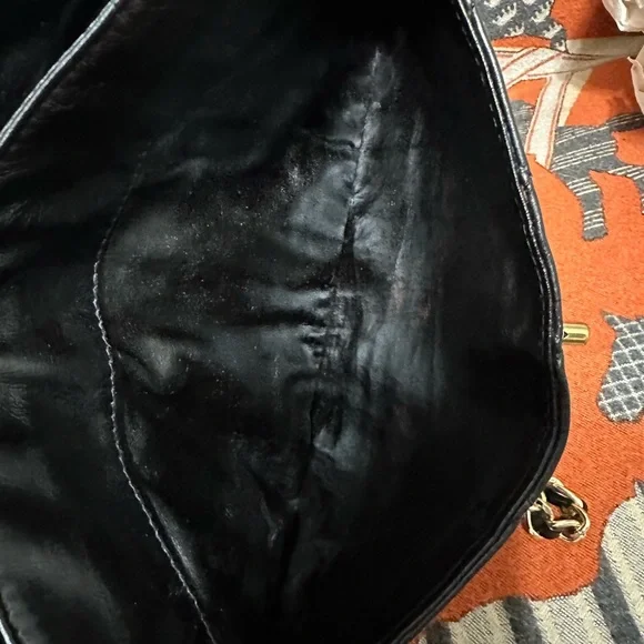 CHANEL ❤️🌟CLASSIC VINTAGE FLAP LAMBSKIN BAG⭐️ - Picture 10 of 12
